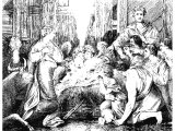 The adoration of the shepherds (Engraving based on a picture by Sir Joshua Reynolds)